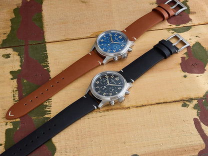 Milifortic 39MM Men's Solar Chronograph M069 Sapphire Crystal VS75 Stainless Steel Case Military Style Quartz Wristwatches