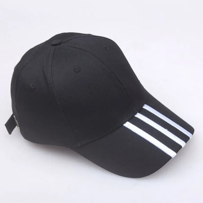 Cappellini da baseball da uomo, casual in cotone, ricamati, a righe, con chiusura a scatto, in stile hip hop; cappellini da donna per sport all’aperto; casquette da uomo; gorras