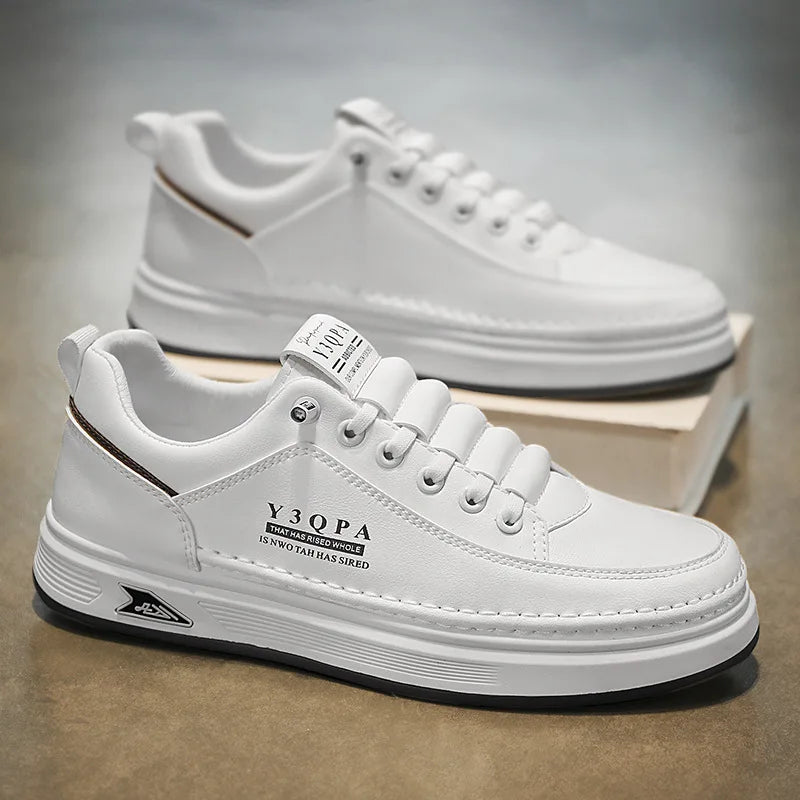 Men's summer fashionable casual driving shoes, sporty slip-on loafers, versatile comfortable breathable wear-resistant leather