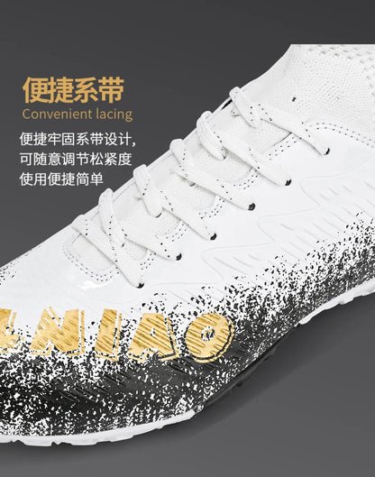 Men's Soccer Shoes Kids Football Boots Women's Professional Soccer Cleats Anti-skid Football Shoes TF/FG Outdoor Football Shoes