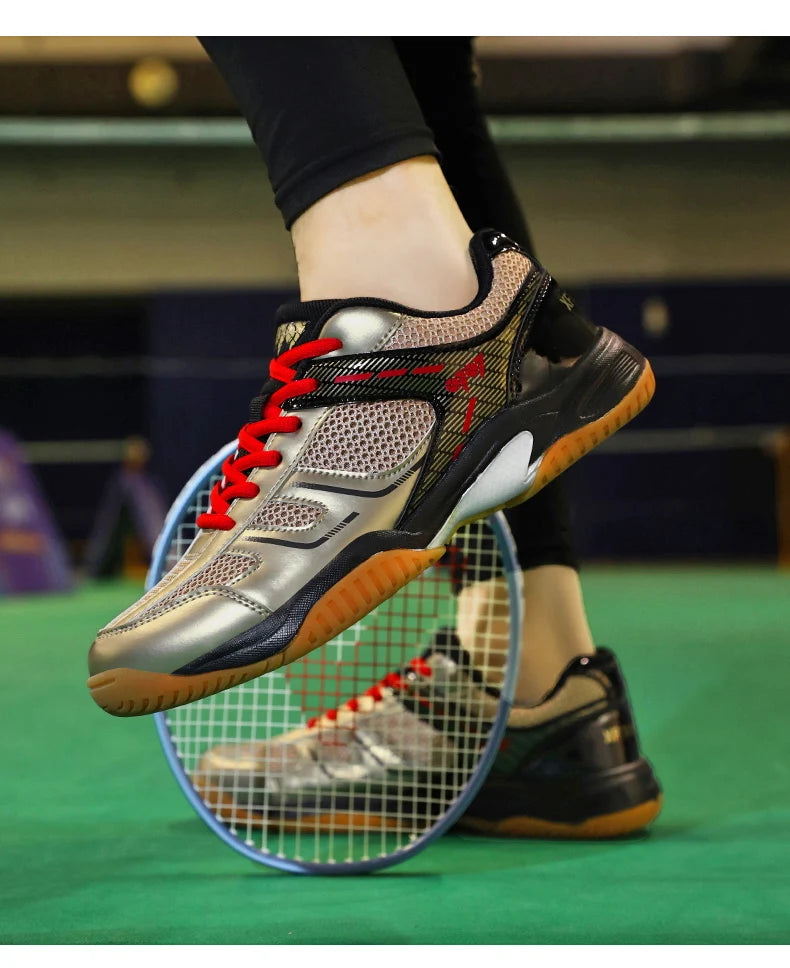 Scarpe professionali da badminton 2025, nuove sneakers da tennis da uomo, traspiranti e antiscivolo, scarpe sportive da pallavolo per uomo e donna