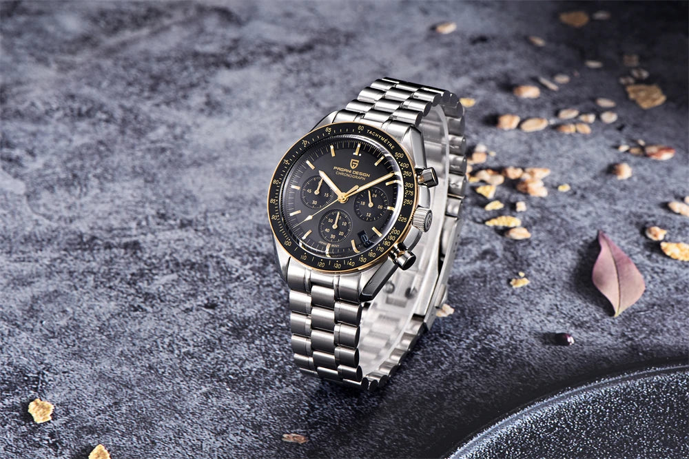 PAGANI DESIGN 2026 New Moon Watch For Men Quartz Multifunction Chronograph Sports Mens Watches Top Brand Luxury Sapphire Mirror