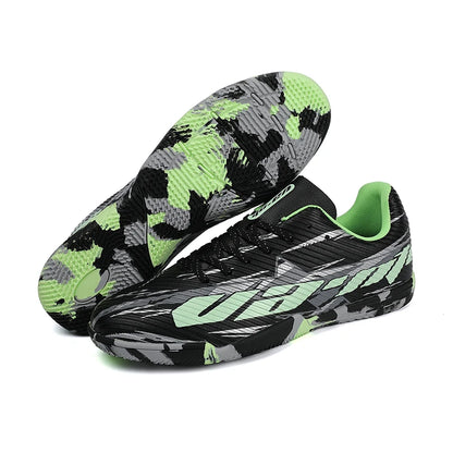 Nouvelles chaussures de football pour hommes, baskets de match, chaussures de soccer antidérapantes, chaussures de sport pour terrain gazonné, chaussures d'entraînement professionnelles, ultra-légères, unisexes.