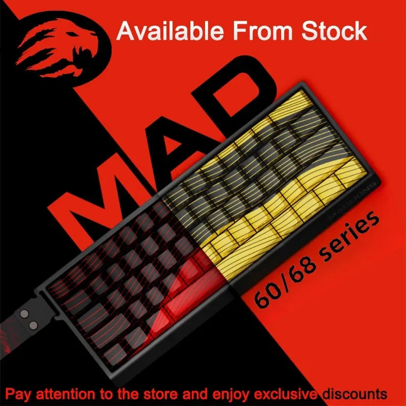 FGG MAD60 Gaming-RGB-Tastatur mit magnetischen Schaltern, fürs Gaming, Full-Key-Hot-Swap, schnelle Reaktionszeit, individuell anpassbare Gaming-Tastatur für Einsteiger