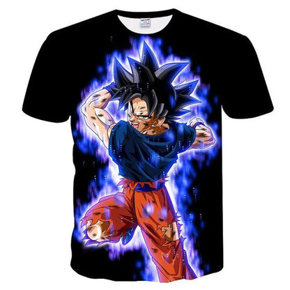 Dragon Ball T Shirt Kids Tops Tee Anime Figures Son Goku Super Saiyan T-shirt Boys T-shirts Children Clothes Summer Short Sleeve