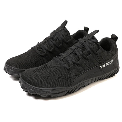 Simple Men's Shoes Lightweight Hiking Sports 2025 Wide Toe Barefoot Shoes Multifunctional Casual Mesh Breathable Walking Shoes