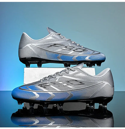 Nouvelles chaussures de football pour hommes, chaussures de sport ultralégères, chaussures de football pour matchs en plein air, futsal, haute cheville, respirantes, antidérapantes, de haute qualité