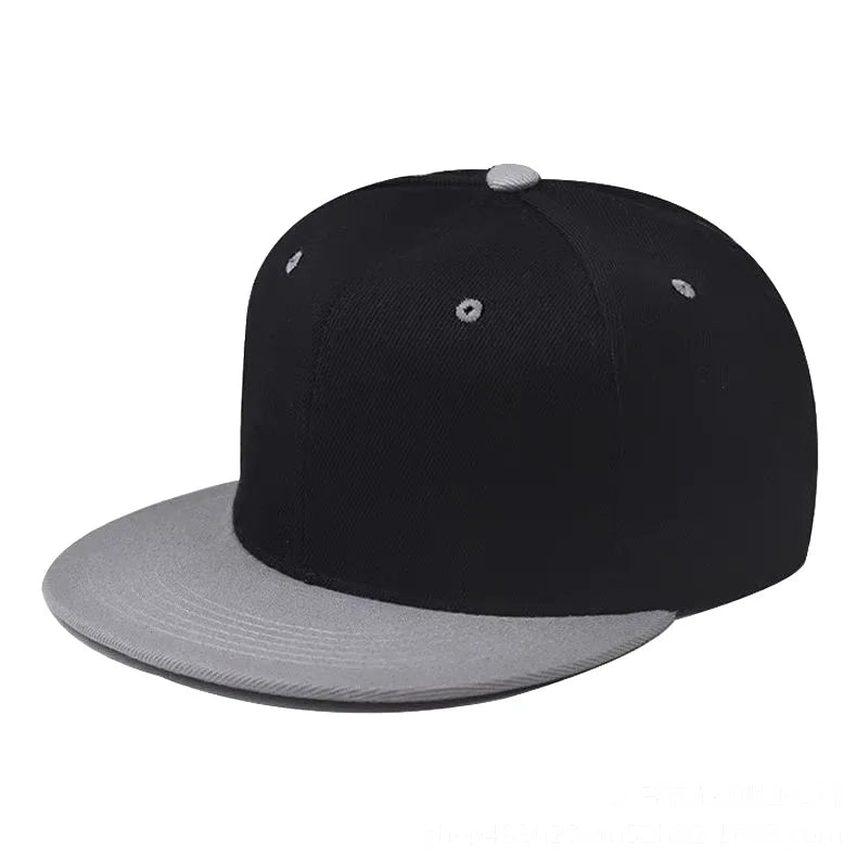 Custom Print Embroidery Logo Flat-brimmed baseball cap Unisex Outdoor Hat Hip Hop Dad Hat Gorras Hombre Street Snapback Hat