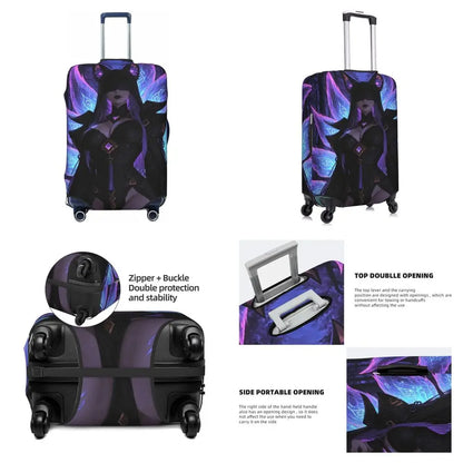 World Of Warcraft Sylvanas Windrunner Suitcase Cover Travel Holiday Fun Luggage Supplies Protection