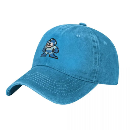 Megaman 8bits Baseballová čepice Nová Čepice roztomilá Vintage Luxusní čepice Pánská Dámská