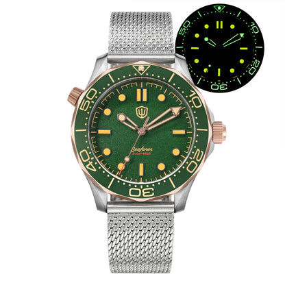 Watchdives 42mm Titanium Dive Watch NTTD VH31 Sweep Second Quartz Movement 200m Waterproof Super Luminous Men Watches