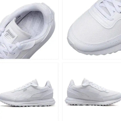 Nouvelles baskets unisexes PUMA Road Rider 2026 avec ensemble de chaussettes, chaussures décontractées confortables et amortissantes, blanc noir 397432-05/947630-04
