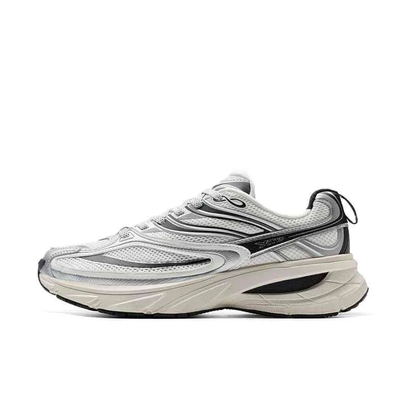 Xtep Little Basque 2 Casual Shoes for Men 2025 Summer Vintage Breathable Comfortable Non-Slip Durability Sneakers 875219320017