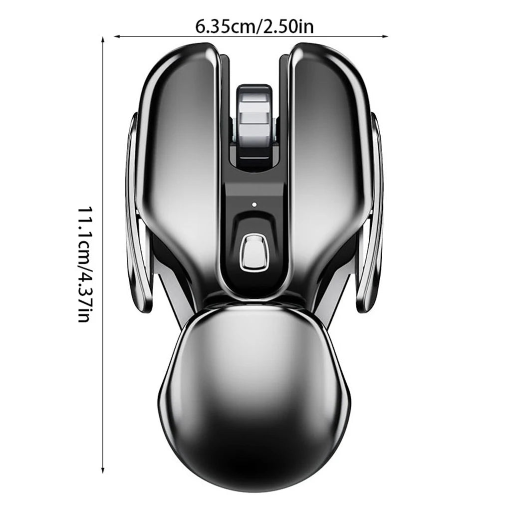 Rechargeable Mute Wireless Mouse USB Ergonomics Metal Receiver Desktop Waterproof Gaming Mouses PC Laptop Tools