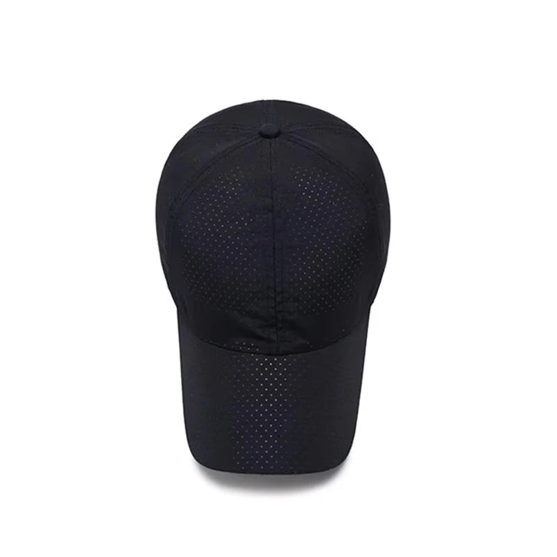 Cappellino da uomo primavera-estate in rete a tinta unita, cappellino da baseball da donna autunnale, edizione coreana, cappellino parasole in rete traspirante con visiera