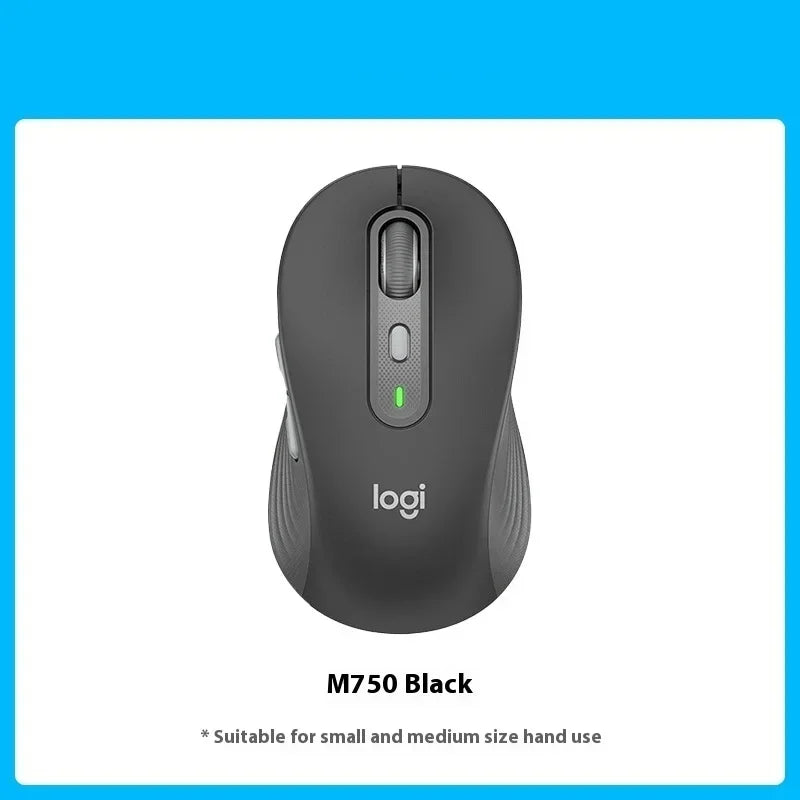 Logitech M750 Mouse 2.4Ghz USB Receiver Wireless Mice 2000DP Office Smart Mouse Portable Mouse For PC Laptop