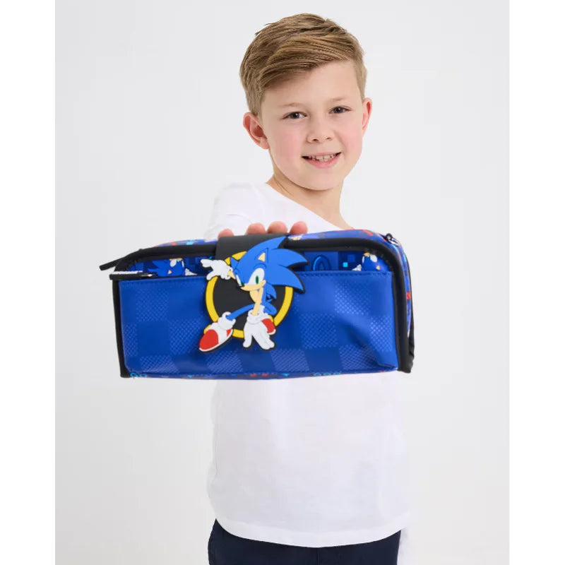 Children's Meal Bag, Large Sonic Backpack, Stress Relieving Backpack, Pencil Case, Super Hedgehog, Large Capacity Backpack, Gift