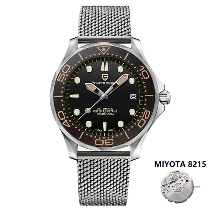 2025 New PAGANI DESIGN Men's Watches Luxury Automatic Watch For Men NH35A Mechanical Wrist watch Men AR Sapphire crystal Clock
