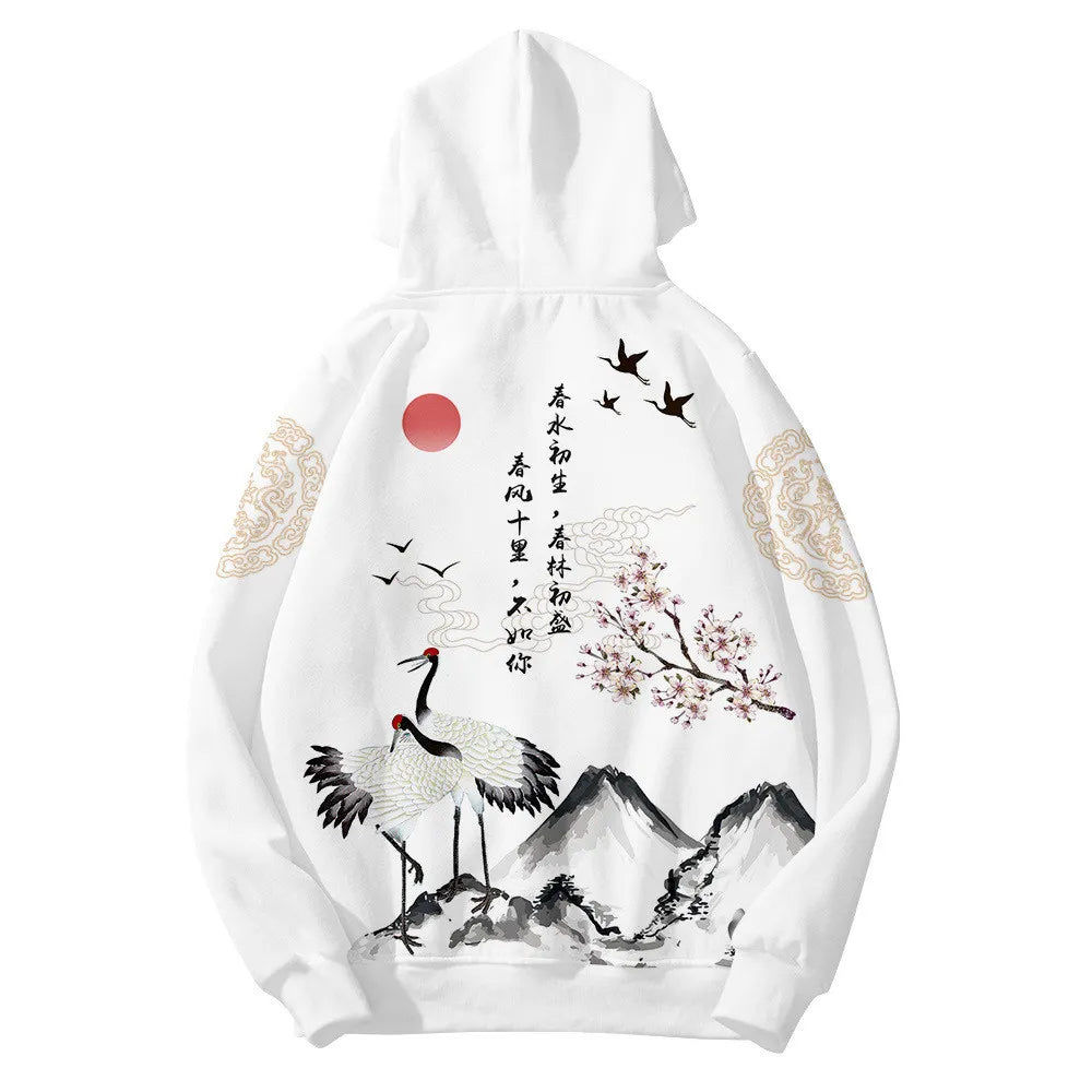 Sudaderas con capucha para hombre y niños, ropa de Año Nuevo chino con estampado 3D de dragón, moda streetwear cool, top con capucha