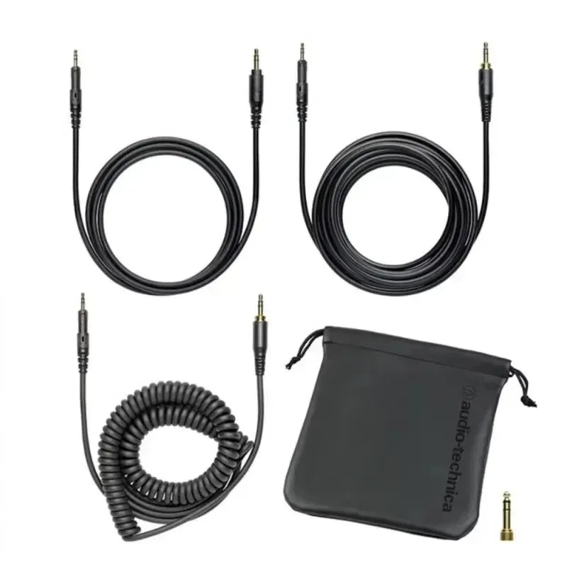 Original Audio-Technica ATH-M50x Professional Studio Monitor Hi-Fi Sound Foldable Design Headphones Over-Ear Wired Headset