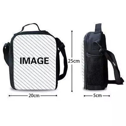 New Game FortniteS Child Insulated Large Capacity Bag for Boy and Girl Student Outdoor Picnic Resuable Thermal Cooler Lunch Box