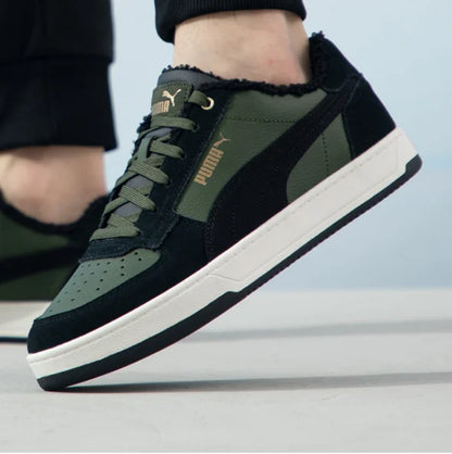 Puma Mid Top Low Top Chaussures de skate avec doublure en peluche antidérapante, confortables et chaudes, baskets décontractées 392334-02