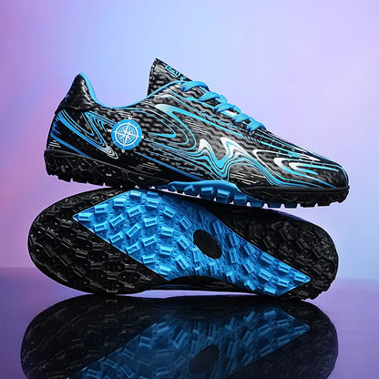 Chaussures de football pour hommes, chaussures de terrain professionnelles, crampons FG/TF pour entraînement sur gazon, chaussures de futsal, baskets de football antidérapantes, chaussures à crampons pour cheville, pointur