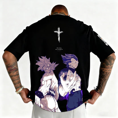 Dragon Ball Japanese Anime Printed Men's T-Shirt Majin Buu Boys Children Harajuku Short Sleeve Kids Goku T-shirt Summer Clothing