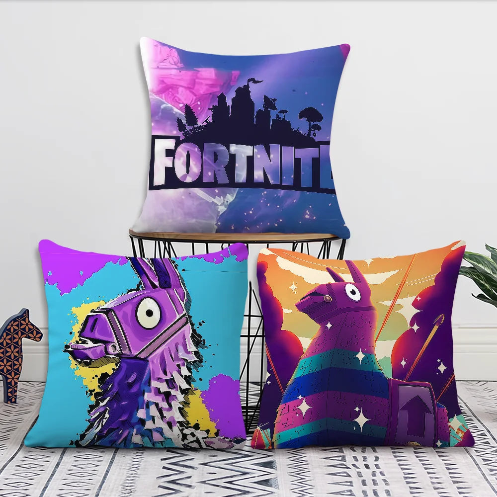Game F-FORTNITE cushion cover For Pillow Printing Sofa Decoration Home Car Room Coffee Shop Office Nordic Simplicity