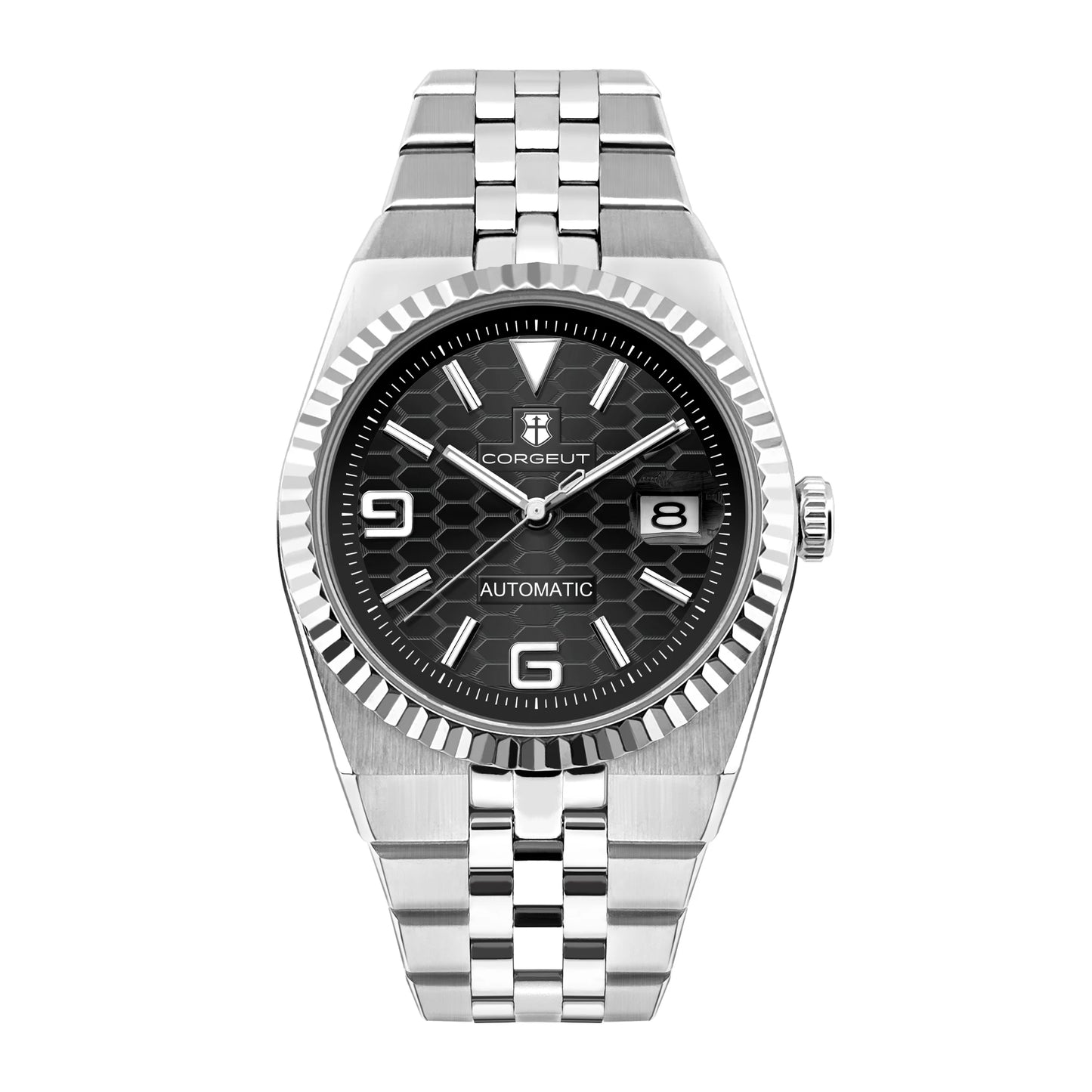 Custom Pilot Watch NH35 Automatic Mechanical Men Watch Sapphire Crystal Luminous 100M Water Resistant Cushion Case Dive Watch