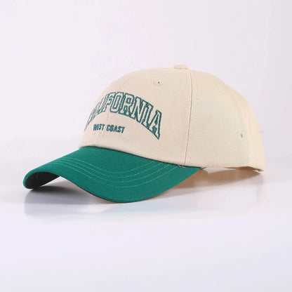 Casquettes de baseball unisexes brodées de lettres, lavables, pour le printemps et l'automne, ajustables, décontractées, avec protection solaire, pour enfants