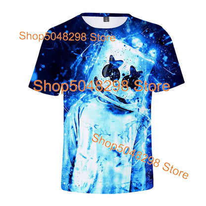 Bushranger Fortnite T-Shirt für Kinder, 3D-Print Banana Peely T-Shirt für Herren und Damen, Tee im Battle-Royale-Game-Design, Sommer-Top, Geburtstagsgeschenke