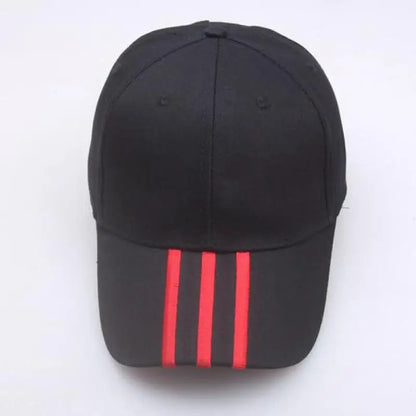 Cappellini da baseball da uomo, casual in cotone, ricamati, a righe, con chiusura a scatto, in stile hip hop; cappellini da donna per sport all’aperto; casquette da uomo; gorras
