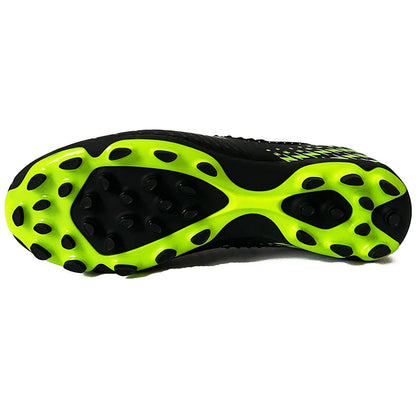 Men Football Cleats Fashion Youth Soccer Shoes Knit Football Training Trainers Breathable Society Campo Non-Slip Sports Footwear