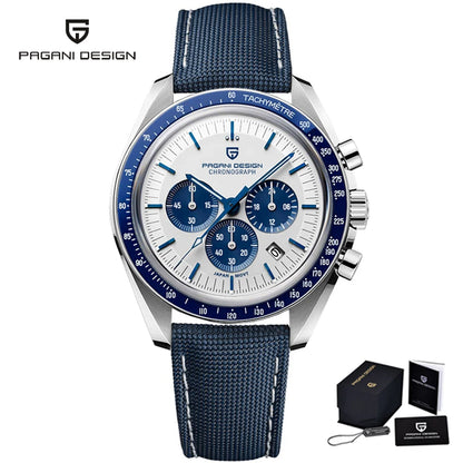 PAGANI DESIGN 2026 New Moon Watch For Men Quartz Multifunction Chronograph Sports Mens Watches Top Brand Luxury Sapphire Mirror