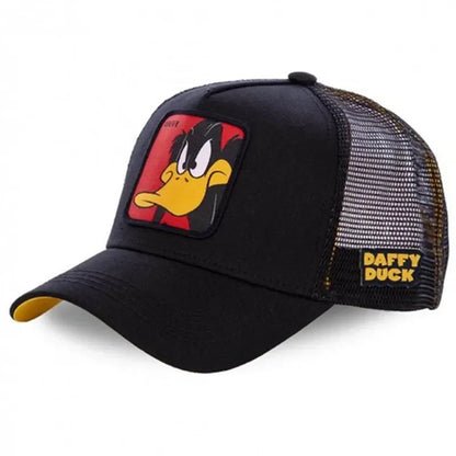 Casquette unisexe anime/dessin animé avec écusson brodé, casquette de baseball, casquette de camionneur, casquettes en maille, chapeau de soleil