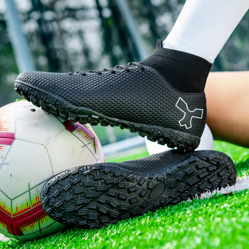 Herren-Qualitäts-Fußballschuhe, strapazierfähige Fußballschuhe für Jungen, leichte Kinder-Fußballschuhe, Futsal-Trainingssneaker, Fußballschuhe mit Stollen