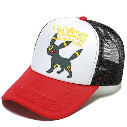 Pokémonová baseballová čepice Pikachu Charizard Gengar kreslená postavička čepice s kšiltem pro děti i dospělé letní outdoorová sportovní čepice pro chlapce ležérní módní čepice dárek