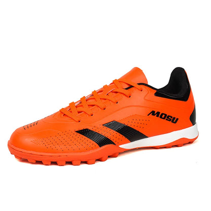 Nuove scarpe da calcio da uomo e donna, scarpe sportive per interni ed esterni con tacchetti lunghi e spezzati per allenamento su tappeto da calcio