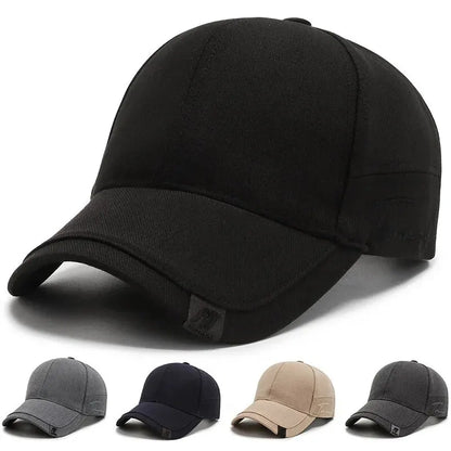 Casquette pour homme Tide Sunshade, casquette de soleil coréenne pour homme, noire, modèle Tide, simple, décontractée et polyvalente, casquette de baseball
