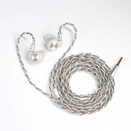 Słuchawki douszne Hi-Fi ARTTI T10 z płaskim przetwornikiem, przewodowe monitory IEM 14,2 mm z teksturowanym basem, odłączany kabel 2-pinowy 0,78 mm, słuchawki audiofilskie 3,5 mm/4,4 mm