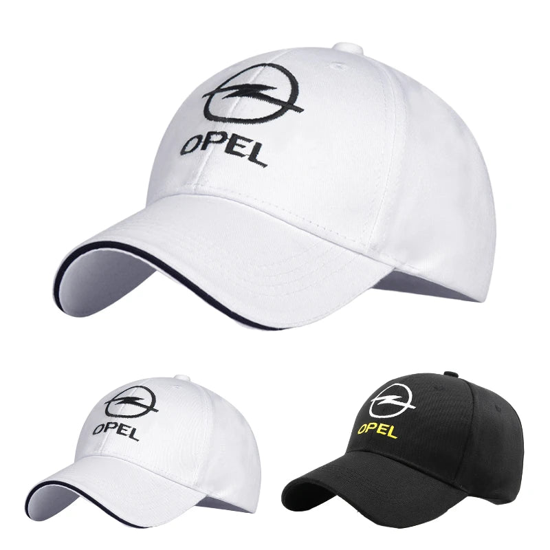 Módní sluneční klobouk pro Opel, baseballová čepice, outdoorové sporty, rybaření, unisex, hip hop, dámské a pánské čepice, nastavitelná velikost, výšivka, streetwear