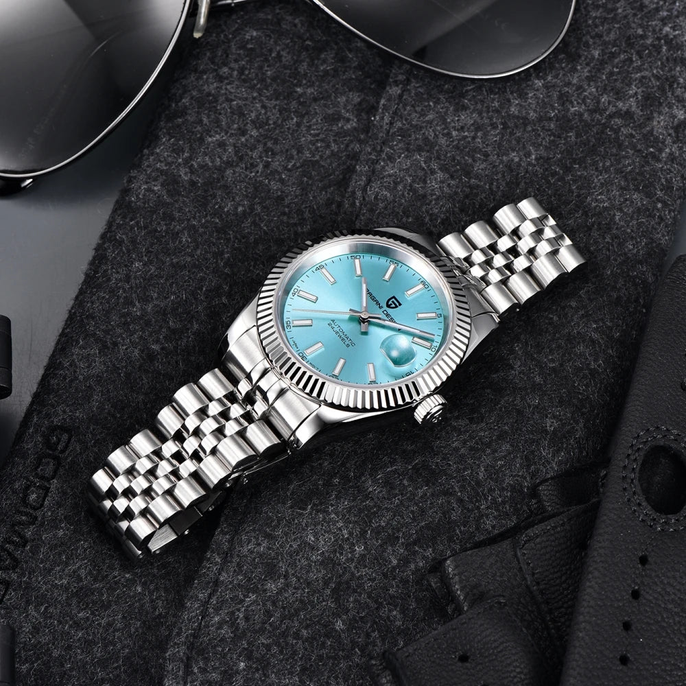 PAGANI DESIGN 40 mm Montre mécanique pour homme Mouvement japonais haut de gamme Montre automatique Montre de sport en acier inoxydable Montre étanche pour homme