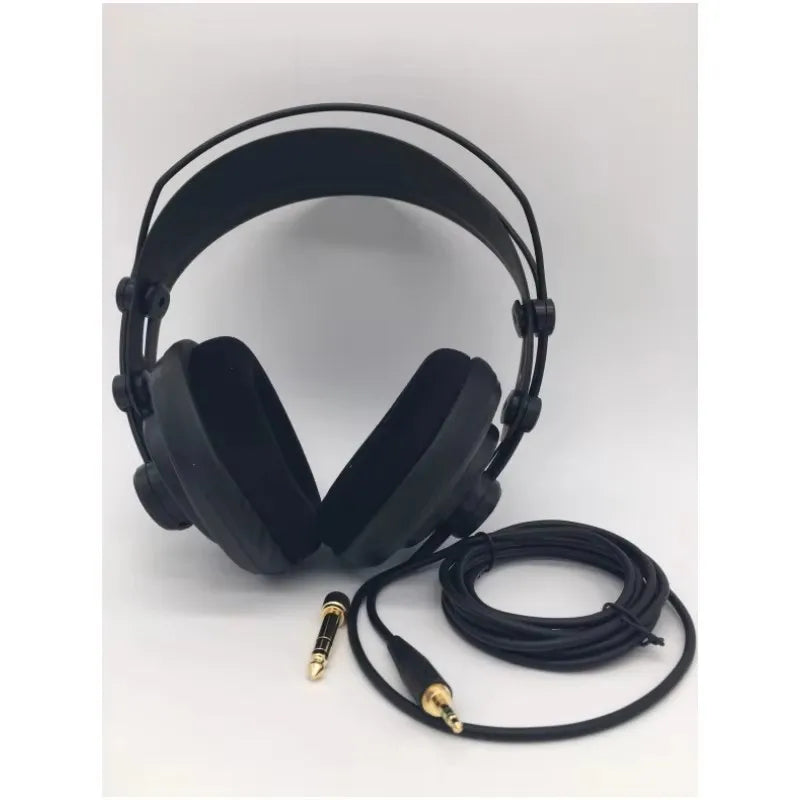 Original Samson SR850 monitoring HIFI headset Semi-Open-Back Headphones for Studio, with leather earcup,without retail box