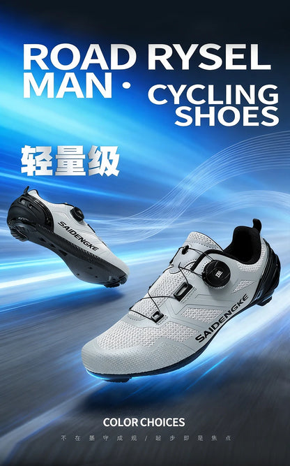 Scarpe da ciclismo unisex nuove, professionali, leggere e di lusso, originali, da strada, in gomma, MTB, da corsa, bici fashion, sport street
