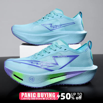 Running Shoes Carbon Board Specialty Marathon Men Sports Breathable Lightweight Women's Comfortable Nonskid Chunta Sneakers