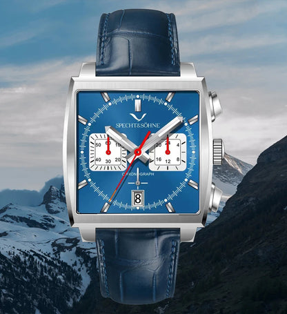 Specht&Sohne 2025 New Men's Watches Quartz Sport Watch Stainless Steel Leather Strap Japan Miyota VK63 Chronograph Reloj Hombre