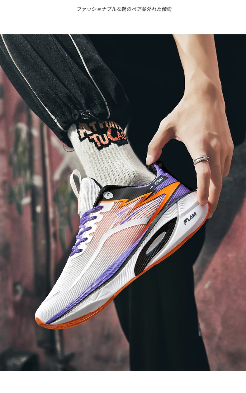 NEW Men Sports Running Shoes Off Marathon Breathable Light Comfortable Athletic Sneakers Jogging Basketball Tenis Air Cushion