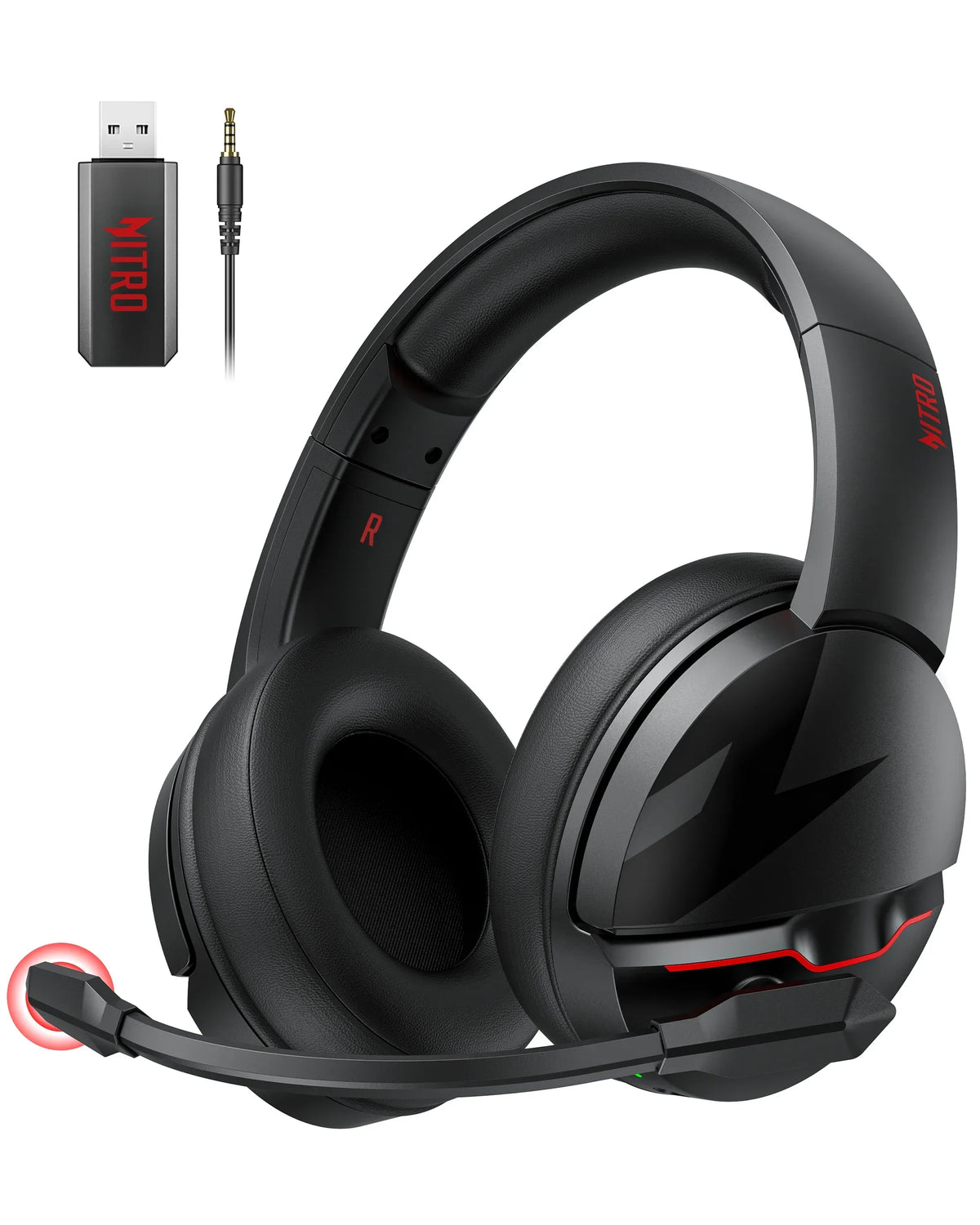 Acer K2 casques sans fil Gamer 100H batterie dynamique 50mm pilotes voix claire micro Bluetooth casque de jeu pour PC PS4 écouteur