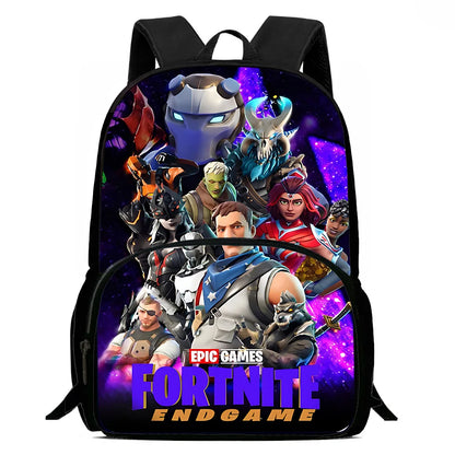 Kinderrucksäcke mit angesagtem Game-Design, Umhängetasche und Federmäppchen F-FortniteS, Schulrucksäcke mit großem Fassungsvermögen für Jungen und Mädchen, ideales Geschenk